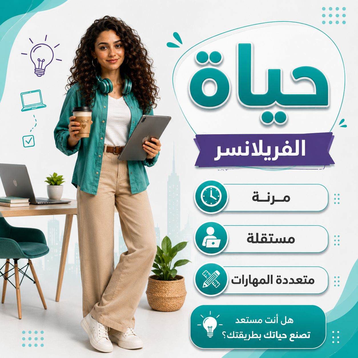 حياة - بناء العمل الحر